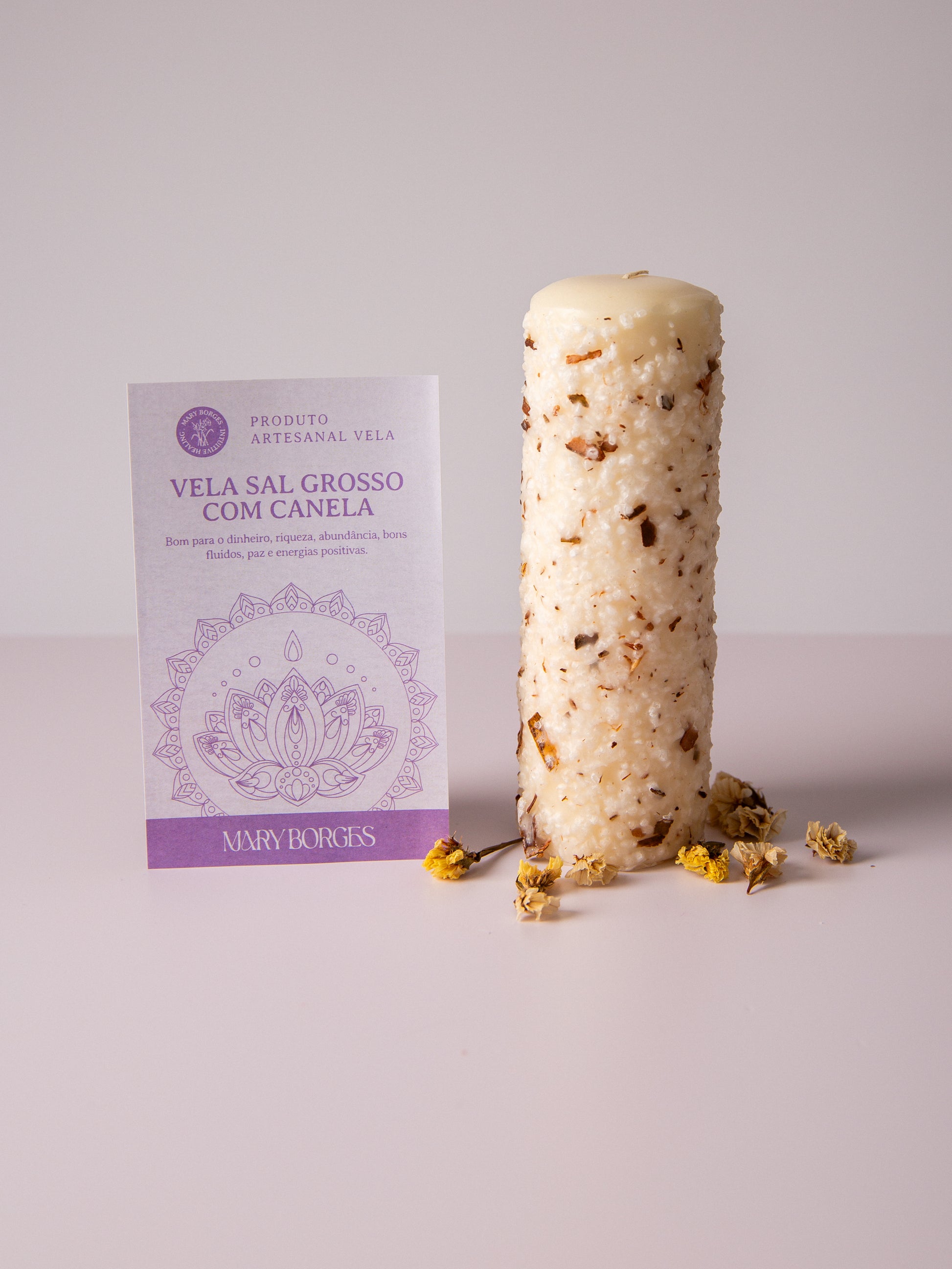 Vela - Sal Grosso com Canela