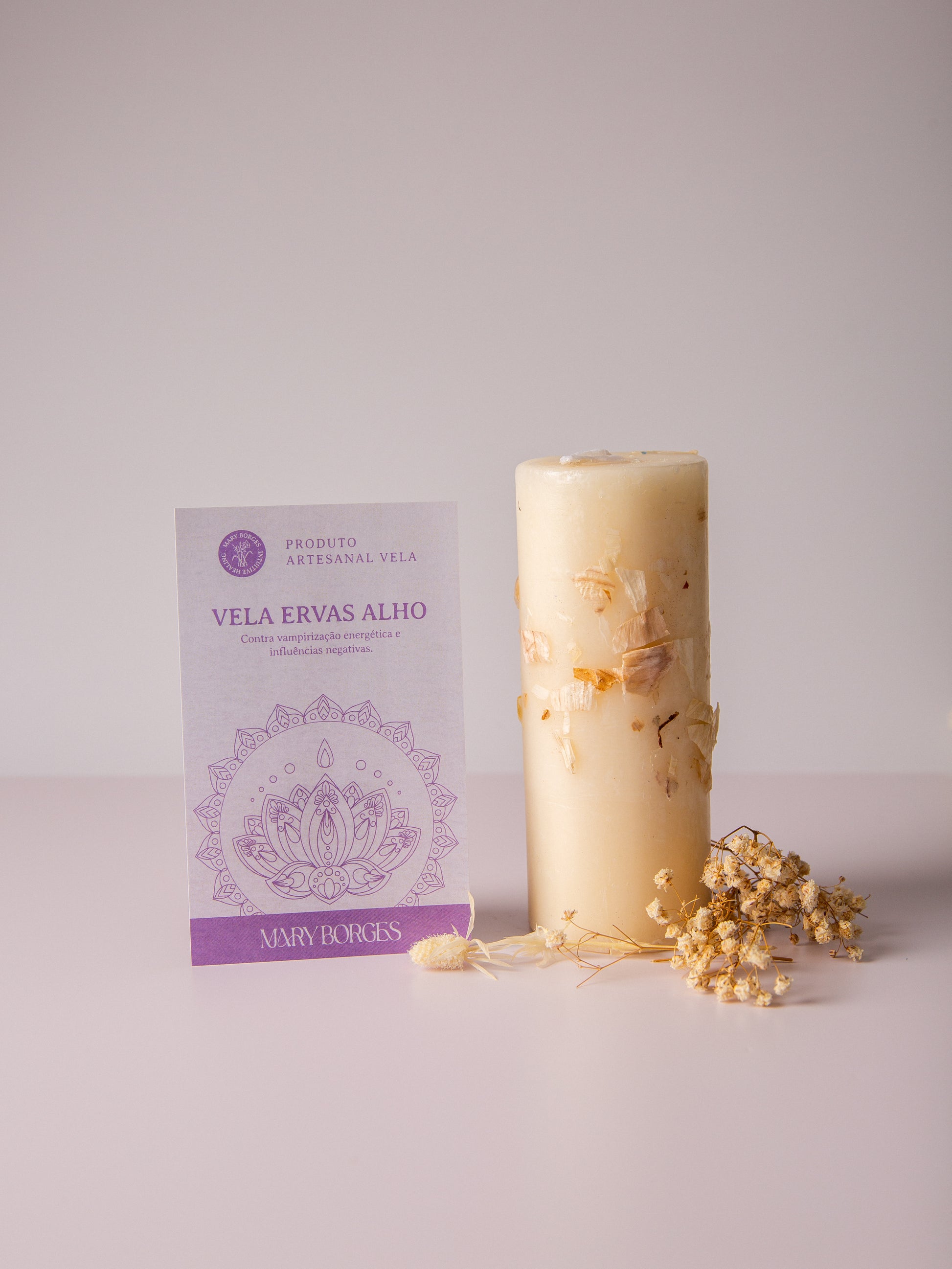 Vela - Ervas Alho