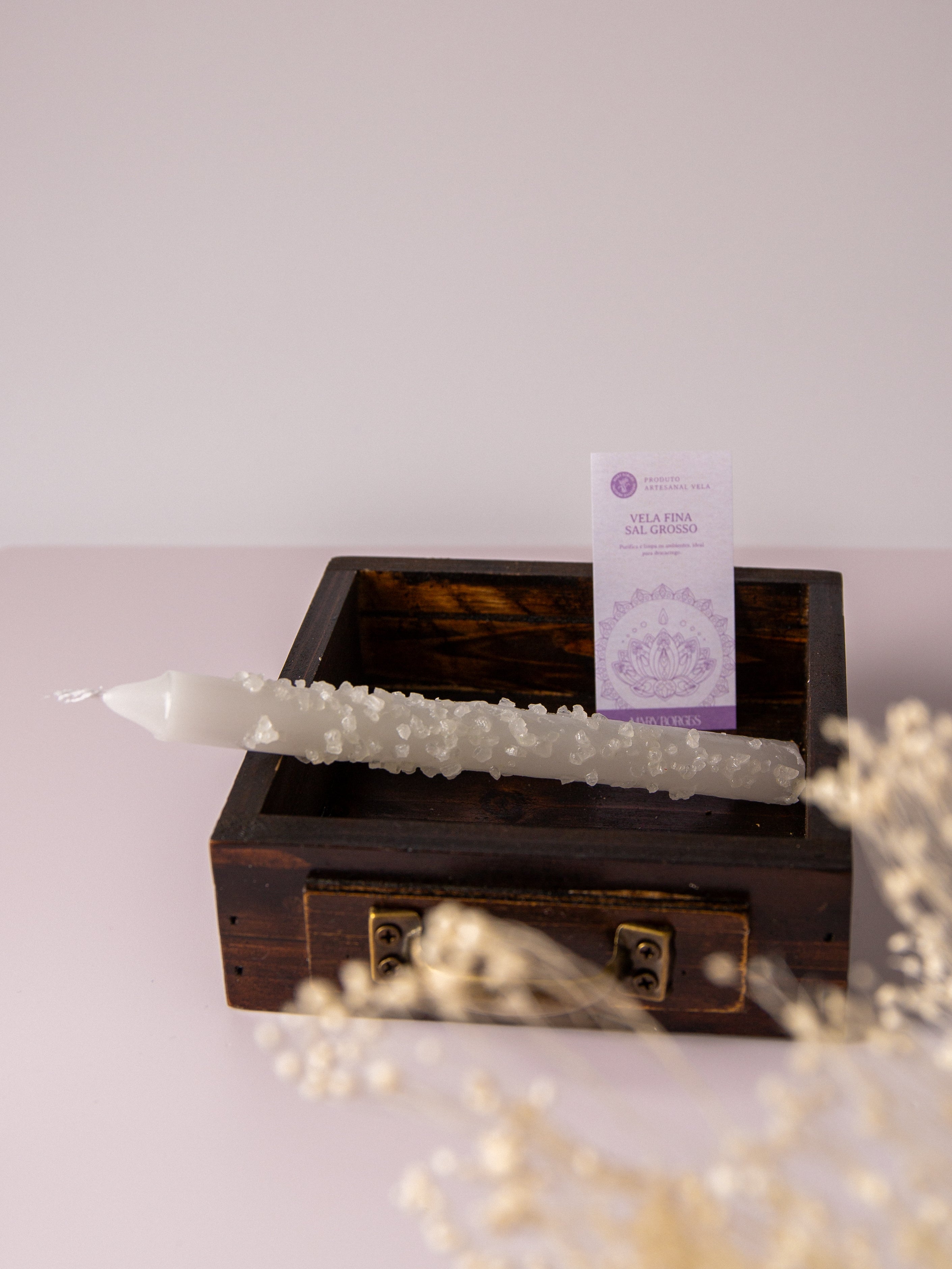 Thin Candle - Coarse Salt