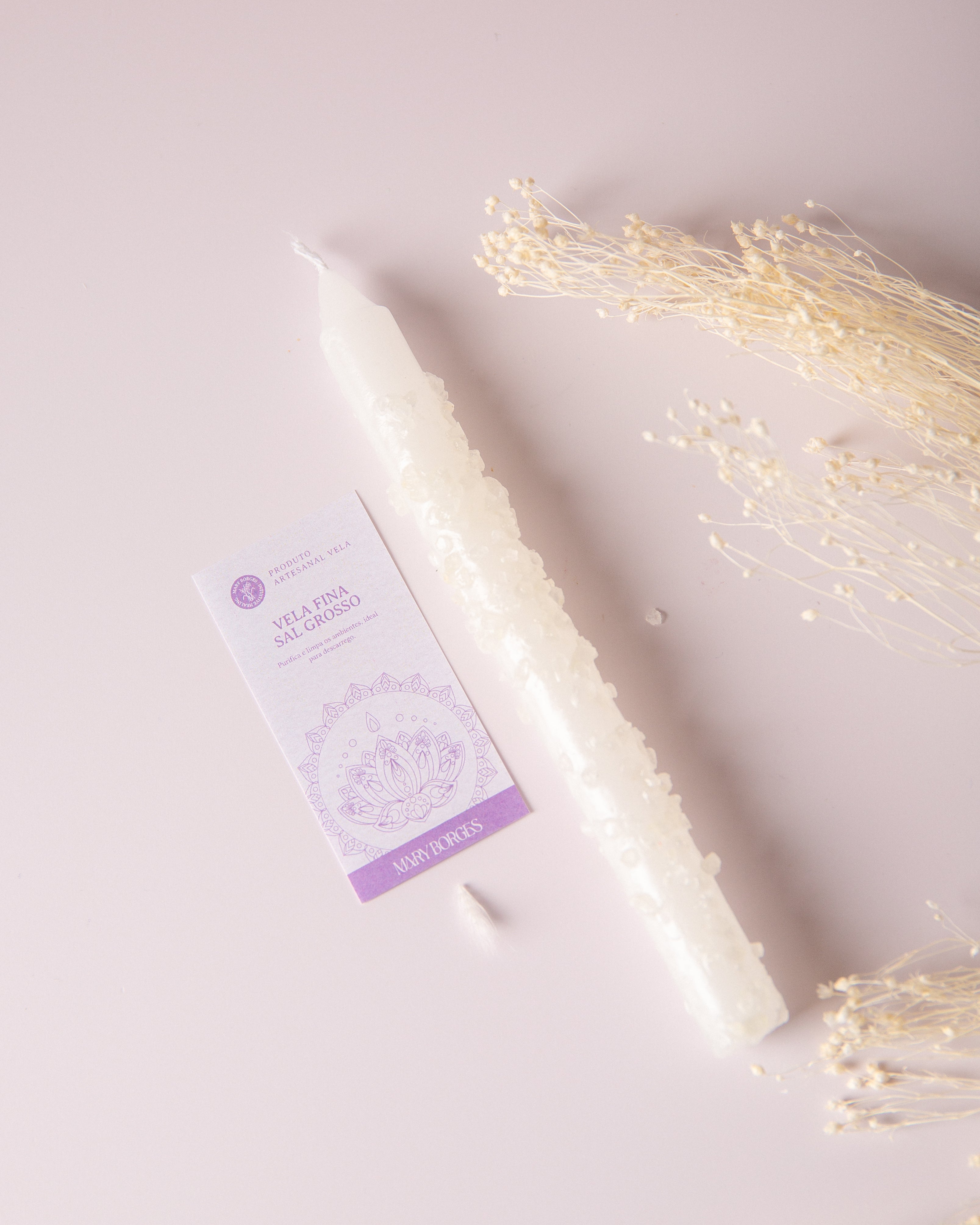 Thin Candle - Coarse Salt