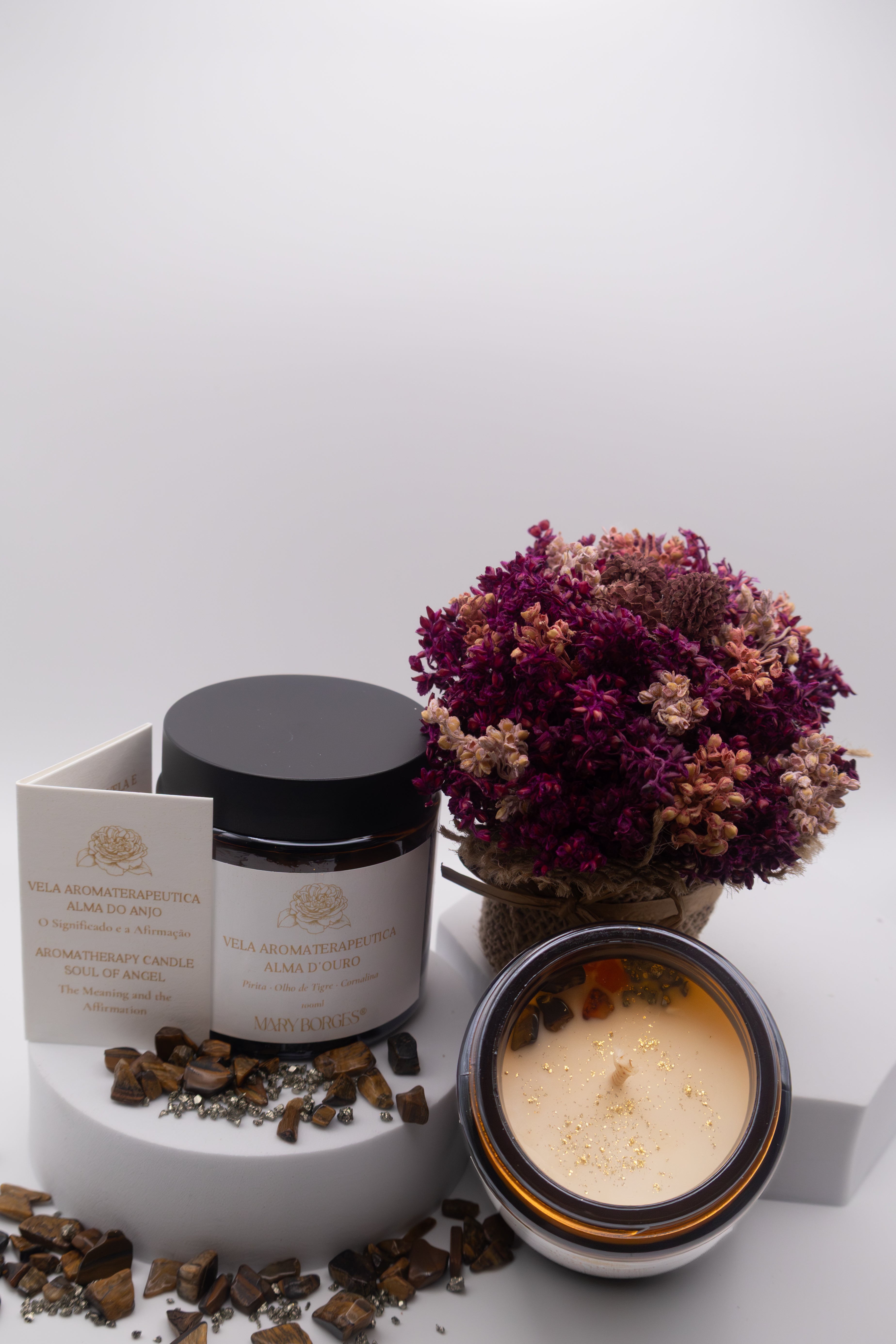 Vela Aromaterapeutica Alma D'Ouro