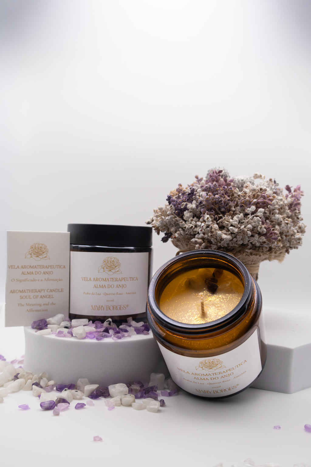 Vela Aromaterapeutica Alma do Anjo