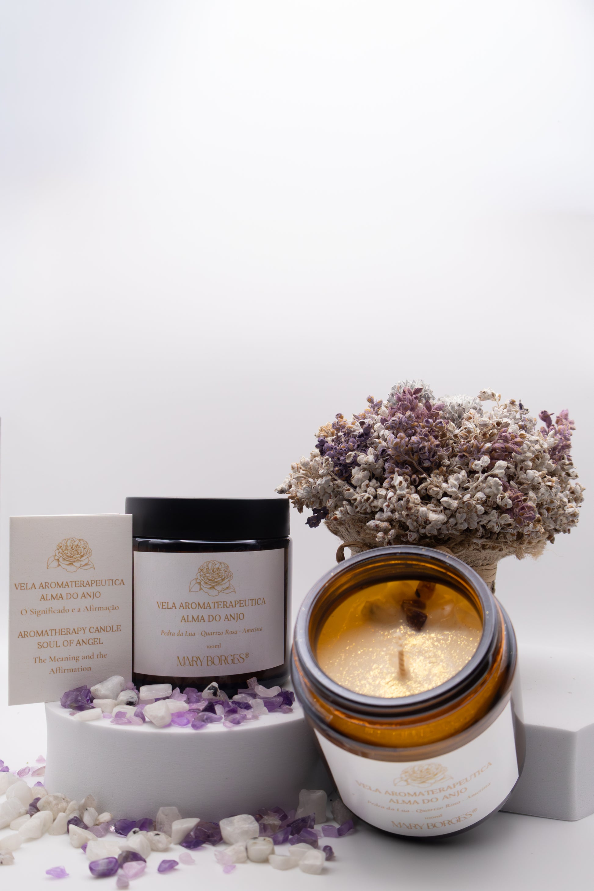 Vela Aromaterapeutica Alma do Anjo