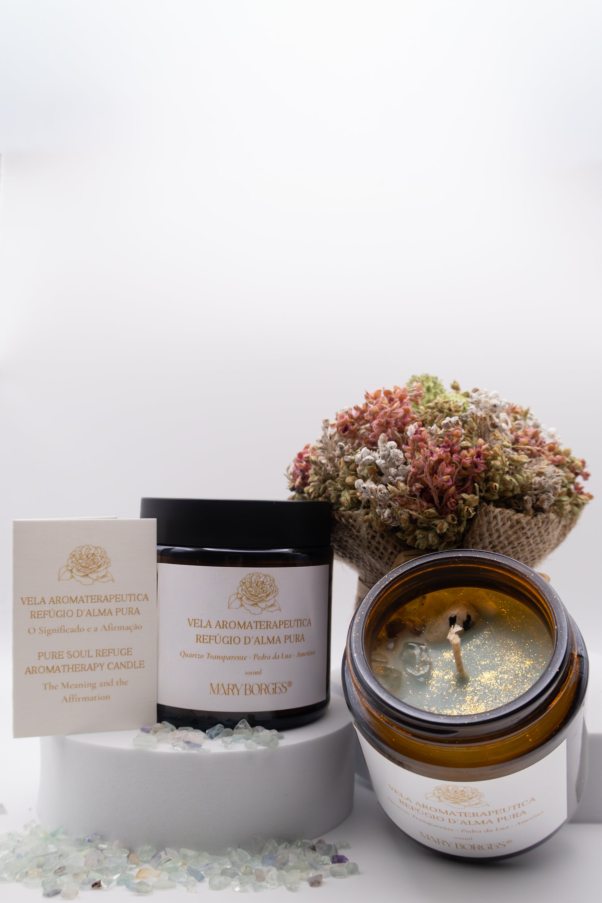 Vela Aromaterapeutica Alma Pura