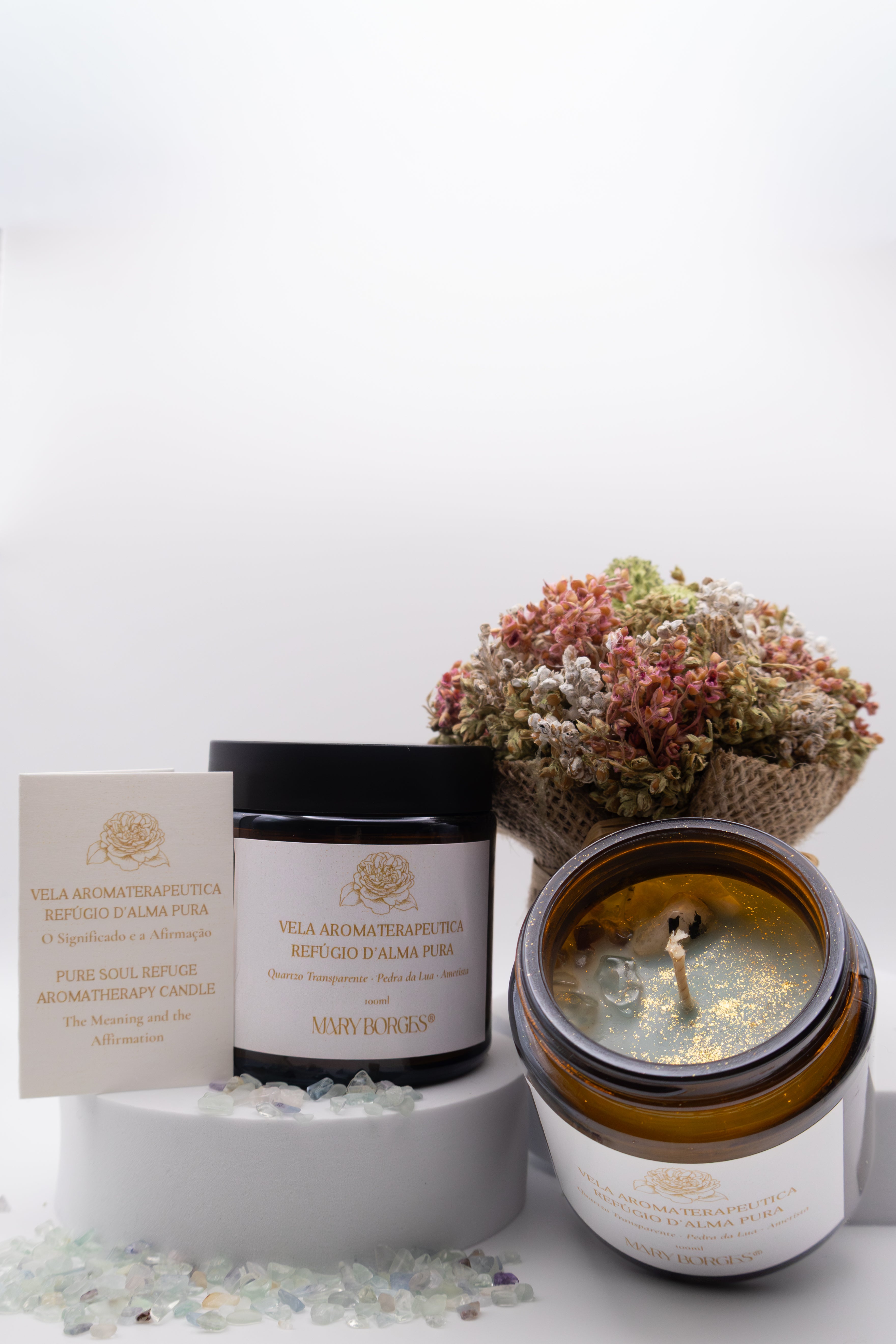 Vela Aromaterapeutica Alma Pura