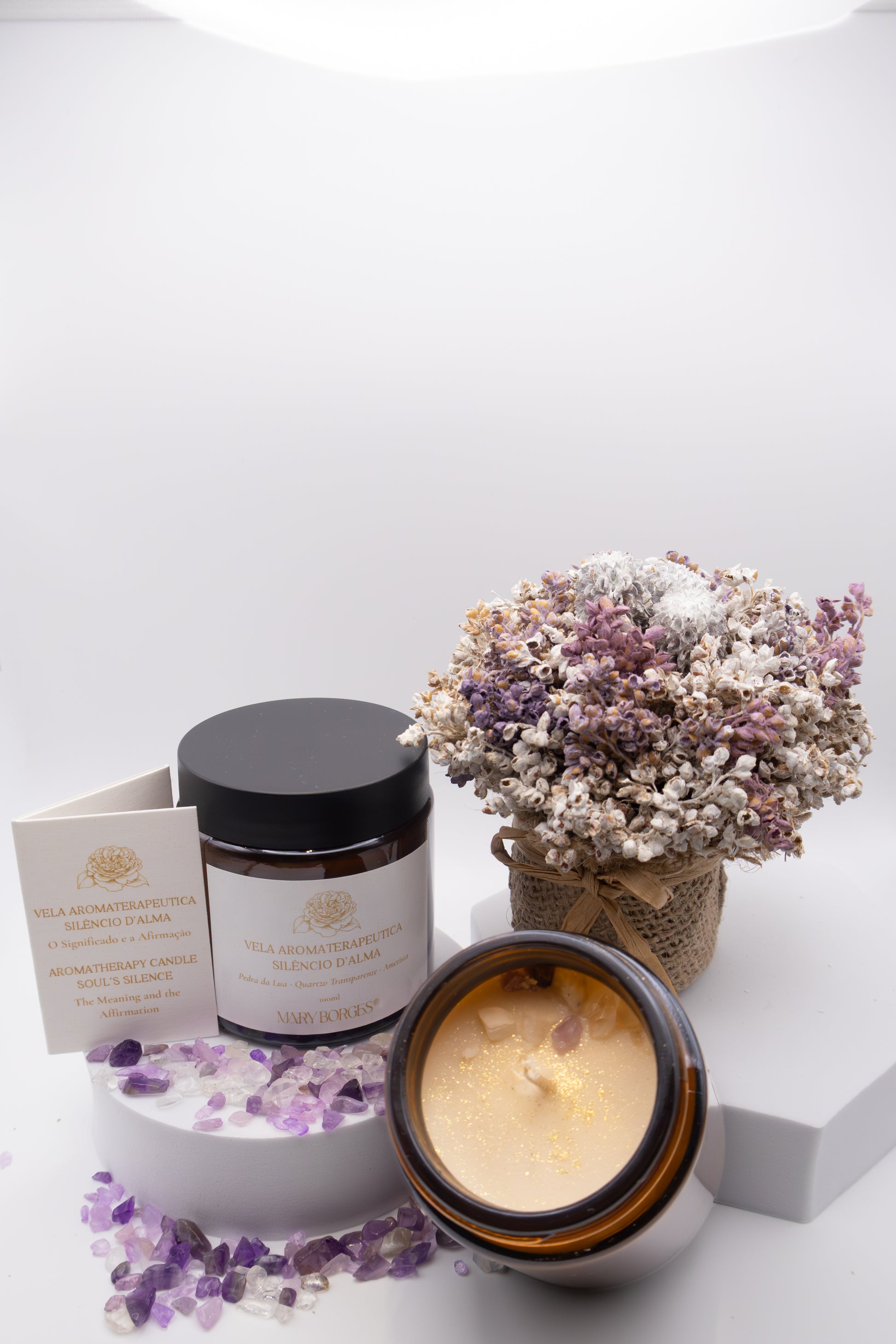 Vela Aromaterapeutica Silêncio D'Alma